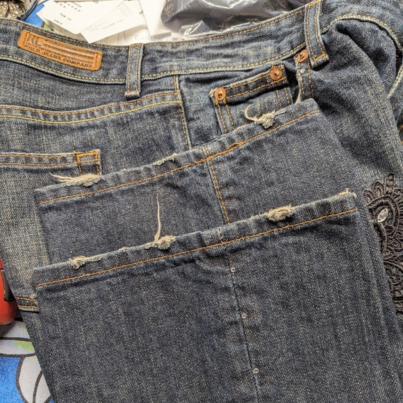 Polo Ralph Lauren L butterfly low rise modern boot cut jeans sz 4 - Picture 6 of 9